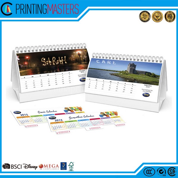 Cheap Custom Desk Calendar Printing In China Factory