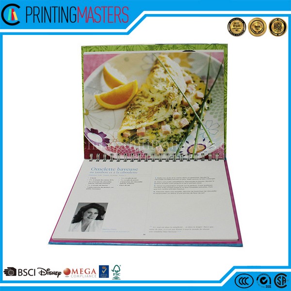 Colorful High Quality Cook Book Printing In China