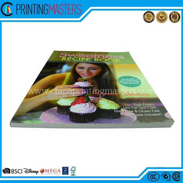 2018 New Printing CMYK Cooking Book With Low Cost