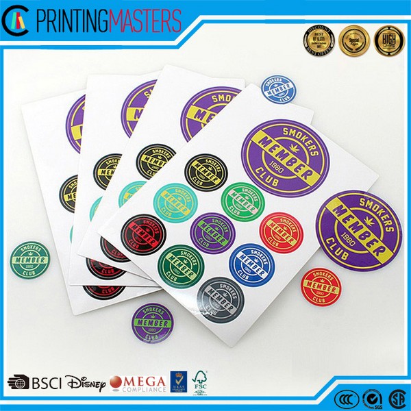 China Printing Company Print Sticker With Low Cost