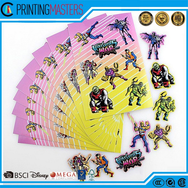 Cheap Price Custom Die Cut Sticker Printing In China