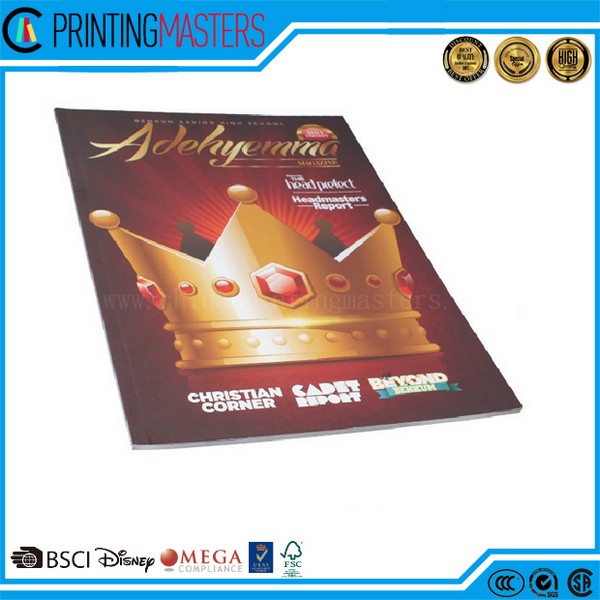China Printing Factory Saddle Stitch Brochure Printing