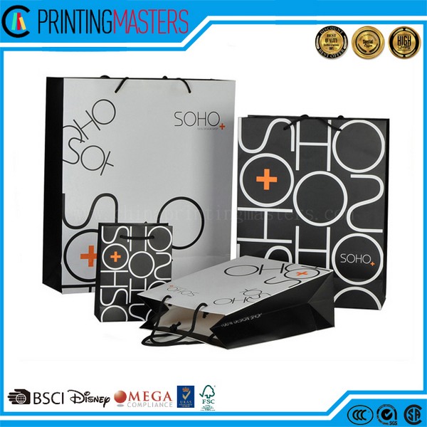 OEM Gloss Paper Shopping Bag