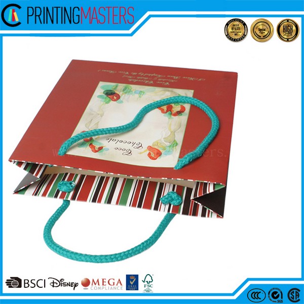 2017 Hiqh Quality Paper Bag Printing 