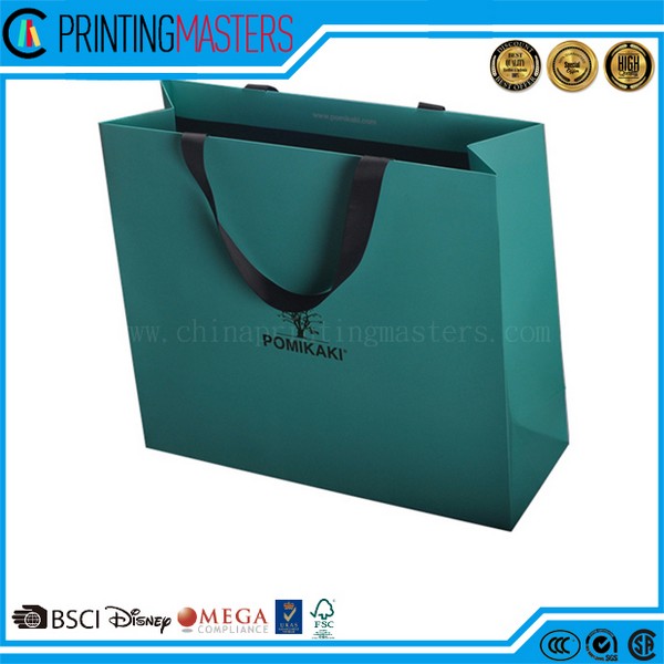 Luxury Shopping Bag With Ribbon Decoration