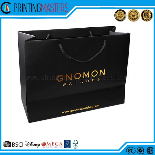 2017 New Luxury Shopping Paper Bag For Gift