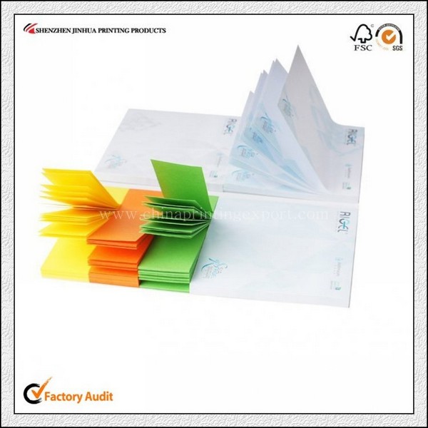 Advertising CMYK Logo Print Blank Notepad Printing