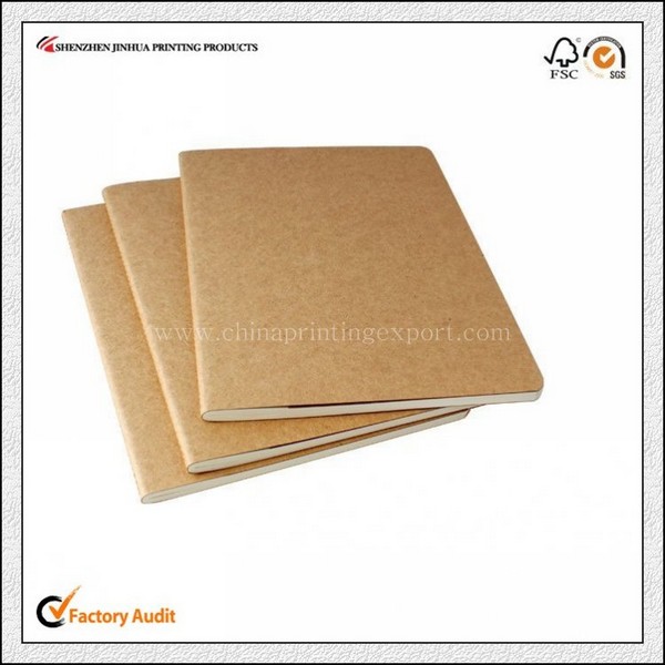 China Made Cheap Kraft Paper Cover Notepad Printing