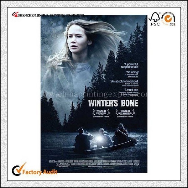 Custom Low Cost Foldedable Bulk Movie Poster Printing