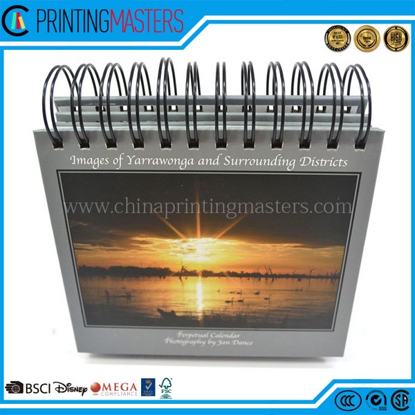 2017 High Quality Spiral Bound Daily Printing China