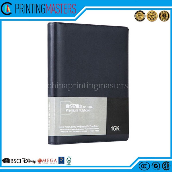 High Quality Printed Leather Notebook In China