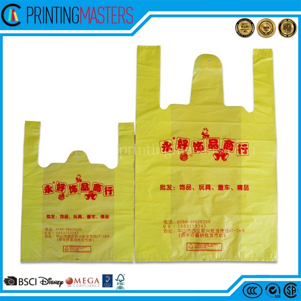 Ingenious Product Plastic Biodegradable T shirt Bag