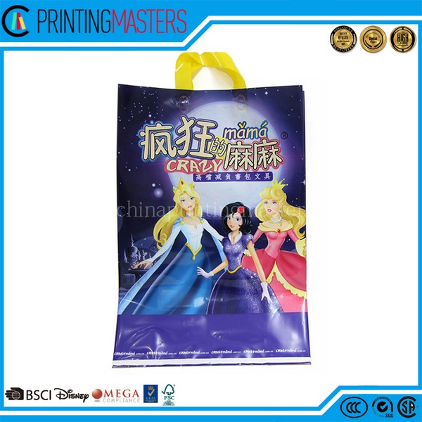 Custom Printing Biodegradable Reusable Plastic Shopping Bag