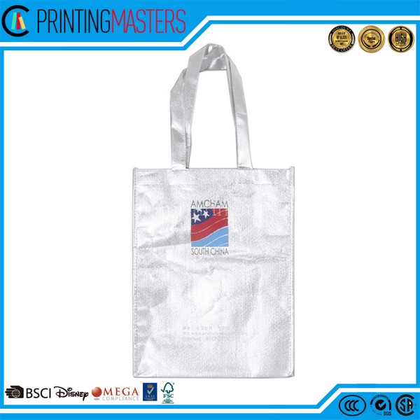 Luxury Printed Metalic Foil Laminated Recycled Ultrasonic Bag