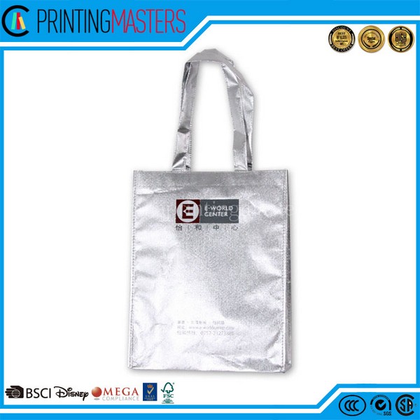Heavy Duty AZO Free Silver Foil Non Woven Bag
