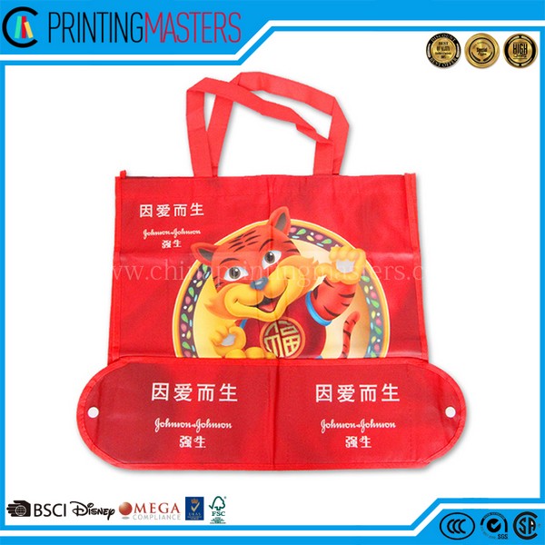 Screen Heat Transfer Printing Foldable Non Woven Bag