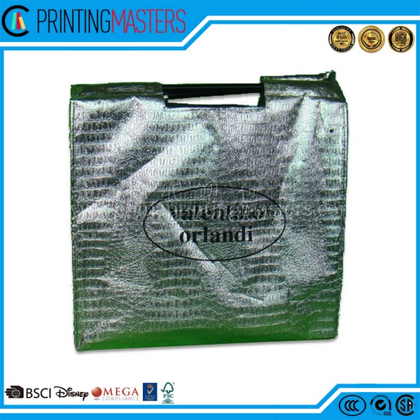 Recycled Non Woven Glossy Metallic Lamination Bag