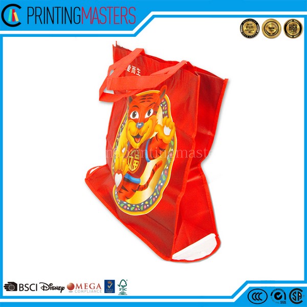 Cheap Custom Expandable Extra Large Logo Non Woven Bag