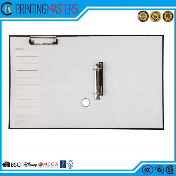Custom Strong And Durable Cardboard A4 Metal Ring Folder