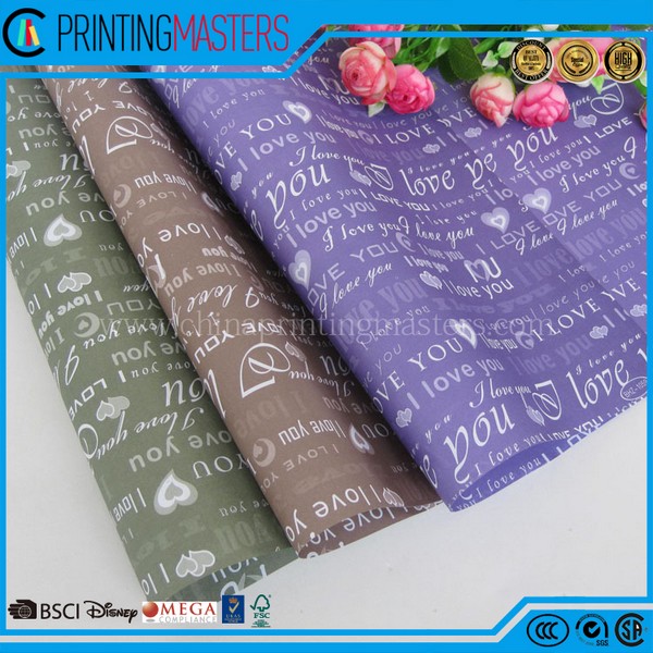 Customized Bouquet Wrapping Paper for Florists - China Wrapping