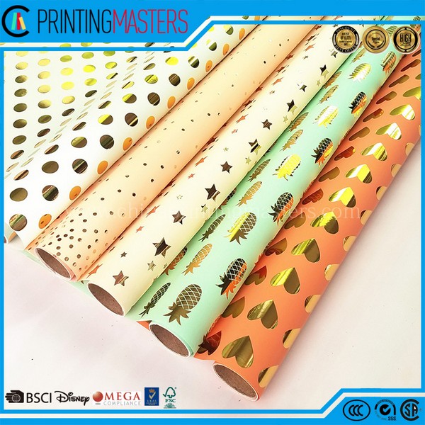 Custom Color Logo Printed Gift Wrapping Tissue Paper
