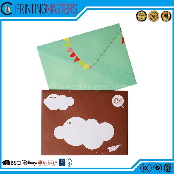 China Factory New Product Custom Brown Kraft Envelope