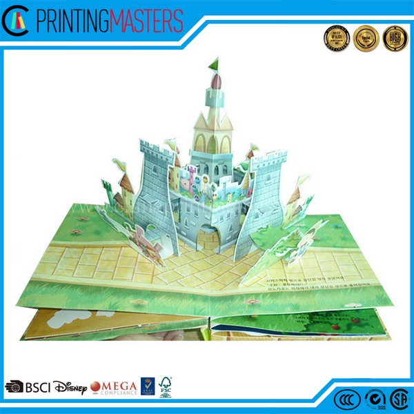 Custom Cartoon Pop Up Book Prinring In China