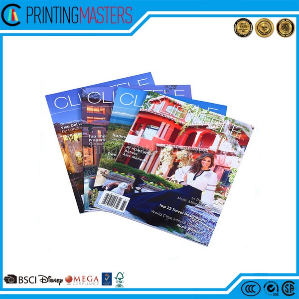 2017 Custom Offset Printed Cheap Magazine Prin1ting