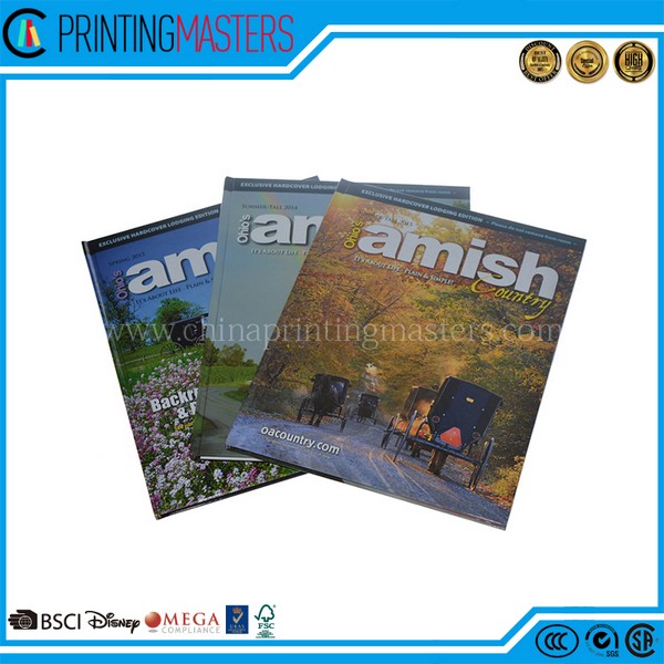 Top Grade Landscape Full Color Magazine Printing China