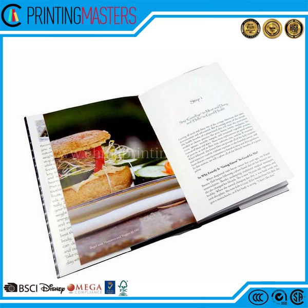 Fancy Hardcover Color Design Cooking Book