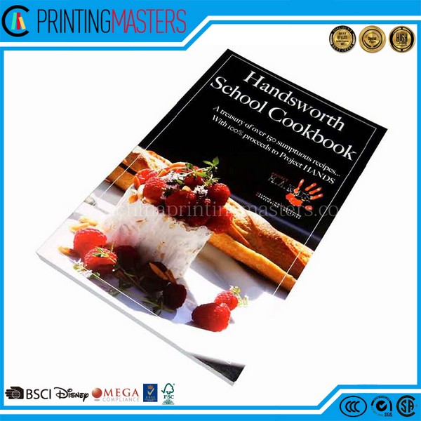 Professional Custom Service China Highly Praised Cookbook