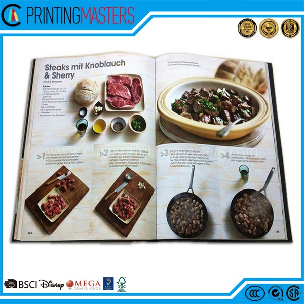 Cheap Offset Printed High Quality Cook Book Printing