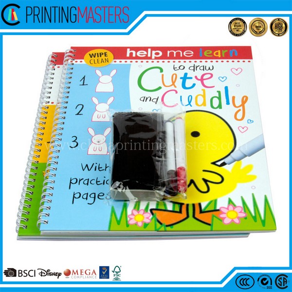 Write And Wipe Book Printing Children Learn