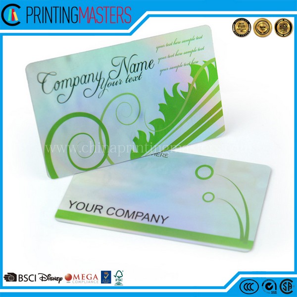 Full Color Printing PVC Business Card In China