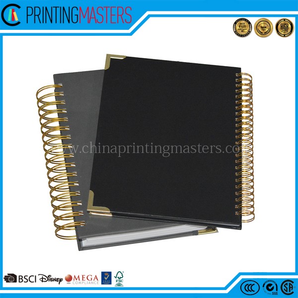 China Factory Printing Spiral Binding Notebook With Hardcover