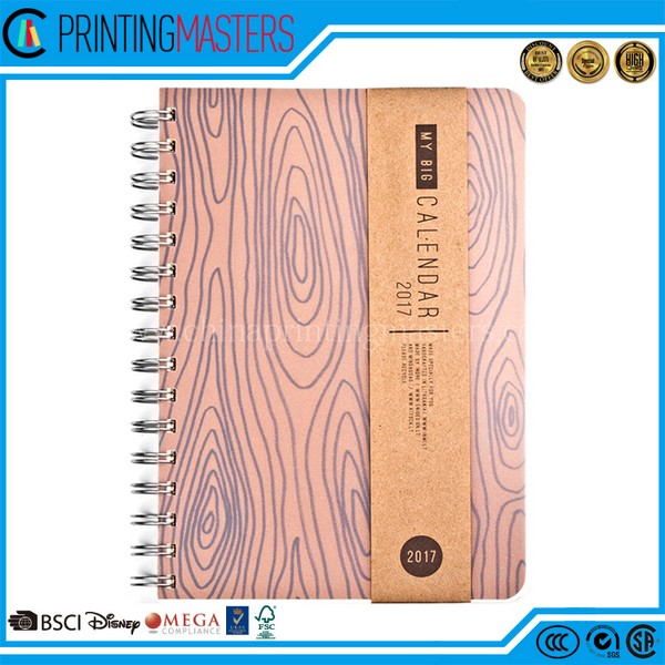 Hardcover Custom Spiral Bound Branded Notebook Printing