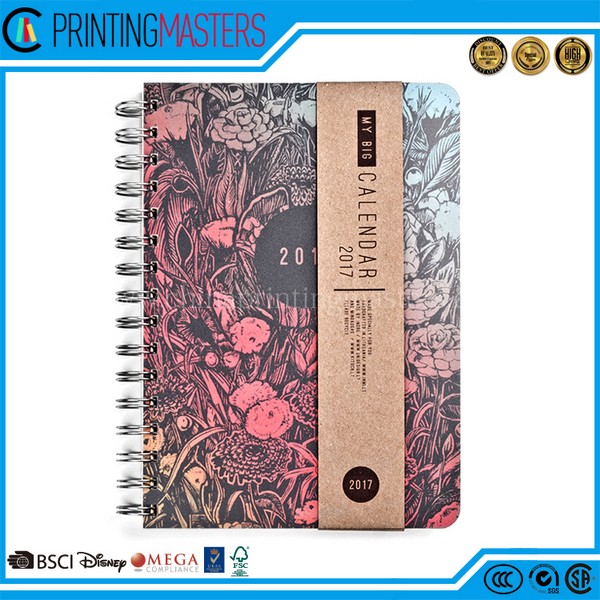 Custom Cheap Price Printing Spiral Bound Branded Notebook