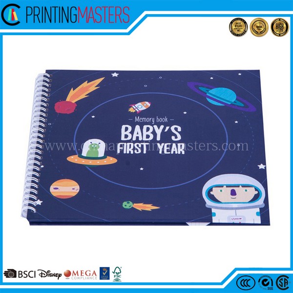 Custom High Quality Spiral Bound Children Book Printing