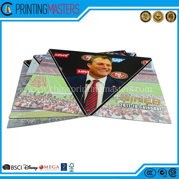 Cheap Price Customized CMYK Wall Calendar Printing China